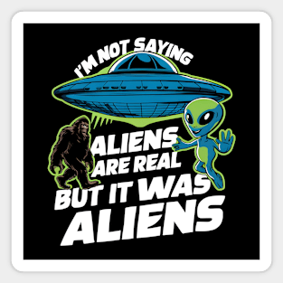 I'm Not Saying Aliens Are Real, But It Was Aliens Magnet